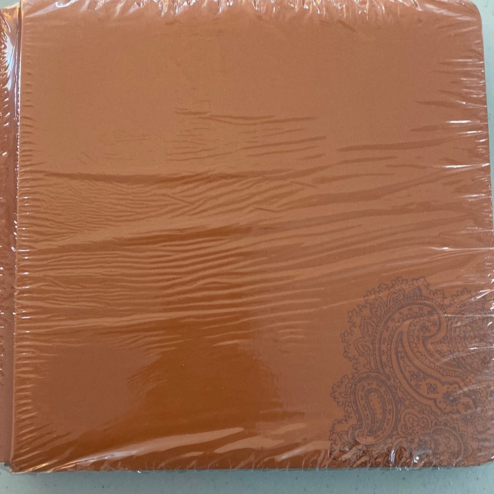 Creative Memories 7x7 album cover - orange
